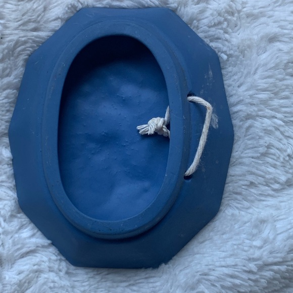 Antique Blue And White Jasperware Decorative Classical Wall Plate traditional - Picture 3 of 5